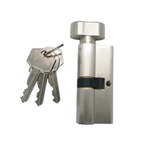 Euro Profile Brass Door Lock Cylinder Body with Turn