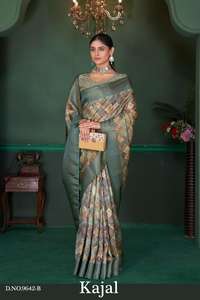 Exportateur indien de meilleure qualité Saree en soie douce pour mariage et fête Saree indien disponible à des prix de gros - Product Image 6