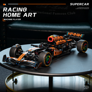 BigWheel 1:8 <span class=keywords><strong>McLaren</strong></span> F1 Set di Costruzioni Elettroniche 1420 Pezzi Versione Statica (Versione Dinamica Opzionale) Auto in Plastica ABS - Product Image 4