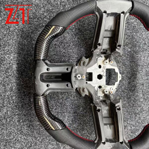 Le volant en fibre de carbone <span class=keywords><strong>GT</strong></span> Red <span class=keywords><strong>Line</strong></span> de la <span class=keywords><strong>Ford</strong></span> Mustang convient aux modèles 2012 à 2014 - Product Image 4