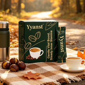 Café Botánico Revitalizante Premium, Infusión Vegetal Pura para Aumentar y Revitalizar la Energía Corporal, Sobres Individuales Portátiles de 10g, Instantáneo - Product Image 6