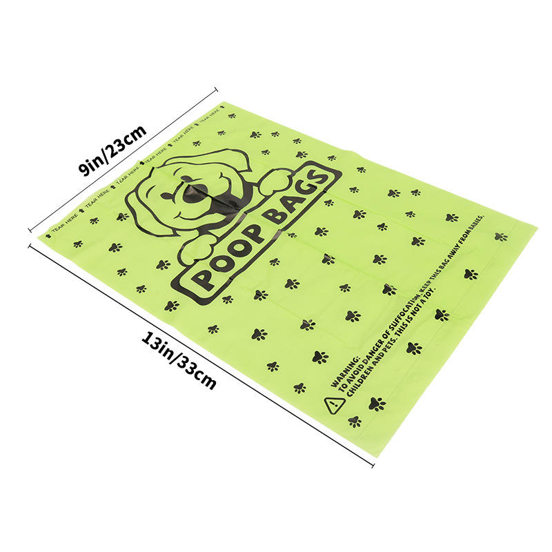 15 microns PLA + Corn Starch large green