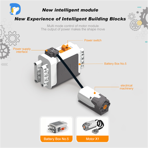 420pcs 58-in-1 hơi nước lập trình Robot khối ứng dụng điều khiển tự làm lắp ráp gốc xây dựng điện tử Đồ chơi giáo dục - Product Image 4