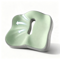 Ensemble de coussins de siège auto orthopédiques en mousse à mémoire de forme, ergonomiques, avec soutien lombaire et fessier, amovibles, lavables, personnalisables, vente en gros