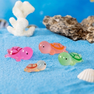 Nouveaux produits transfrontaliers Weij : <span class=keywords><strong>tortue</strong></span> mignonne éclairée la nuit, aquarium, pendentifs décoratifs DIY, accessoires et petits ornements - Product Image 4