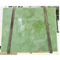 Dalles de marbre onyx vert poli en gros pour tables, murs de salle de bain et carreaux onyx