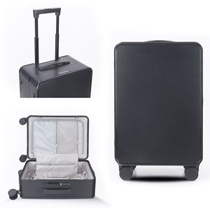 20-Inch Carry-On <b>Suitcase</b> With Combination Lock Durable PP Trolley Case For Business Travel Women's Lightweight Luggage - Product Image 2