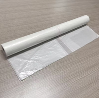 Film polyéthylène noir transparent 4mil ou 6mil, bâche en polyéthylène, feuille de plastique pour la construction