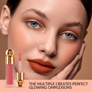 Haga su propia marca 7 colores Cheek Cream Blush Vegan Liquid Blush Private Label Makeup Blusher <span class=keywords><strong>Kit</strong></span> - Product Image 3