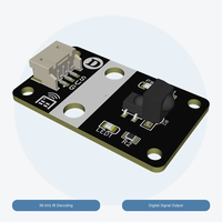 Module de capteur récepteur infrarouge 38 kHz, sortie décodée numériquement, carte à 3 broches pour projets de robots télécommandés Arduino