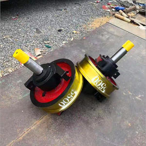 Roue de grue en acier forgé de 400 mm et 500 mm pour déplacement de grue à pont - Product Image 5