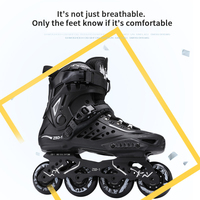 Patins à roulettes de slalom freestyle pour adultes avec roues de 80 mm, patins de grande taille en gros, chaussures de patins à roulettes de vitesse en ligne