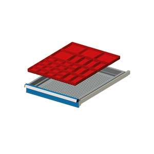 Fami Separation Material For <b>Drawers</b> 27X36 Mm Front Height 50 Mm Plastic Organizer <b>Tray</b> Set - Product Image 1