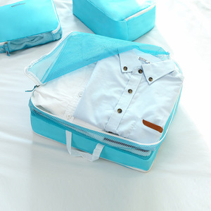 Organisateur de vêtements, ensemble de 5 sacs de rangement rouges pour voyages et emballages de voyage - Product Image 5