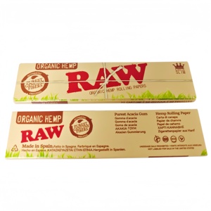 Papel de Liar Cuadrado de Cáñamo Orgánico, Tamaño Slim, Fibra Vegetal Natural, Combustión Lenta, Sin Cloro, 32 Hojas/Cuaderno, 50 Cuadernos/Caja - Product Image 3