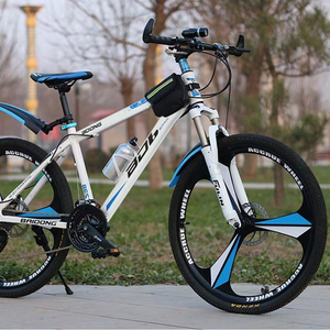 Vélo de route ultra-léger de 24 à 26 <span class=keywords><strong>pouces</strong></span>, vélos de montagne pour hommes et femmes, <span class=keywords><strong>27</strong></span> vitesses, pneus larges, grandes roues bleues - Product Image 4