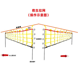 Rescue Net Polyethylene Foldable Portable Water Rescue Net For Flood Control And Rapids Emergency Use - Product Image 1