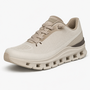 Nuevo Diseño, <span class=keywords><strong>Zapatillas</strong></span> Deportivas Transpirables de Punto Beige para <span class=keywords><strong>Hombre</strong></span> y Mujer, Suela Hueca, Estilo Rocker, Casuales, para Caminar y Correr, con Amortiguación - Product Image 2
