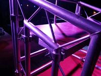 Table de DJ Portable en aluminium, stand de DJ Mobile, panneau d'affichage pour spectacle de spectacle de mariage