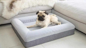 Venta al por mayor cómodo sofá cama ortopédico de espuma para perros tamaño XL para perros grandes gatos fabricado tela con patrón de animales Cuddle <span class=keywords><strong>Sleep</strong></span> - Product Image 6