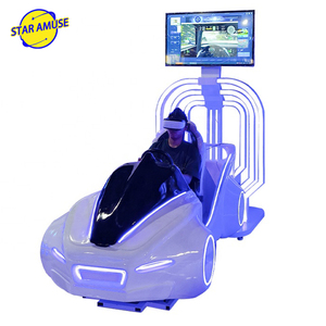 Simulateur de course VR en métal 9D, appareil de conduite en salle, expérience de <span class=keywords><strong>karting</strong></span> automobile pour les centres commerciaux et les aéroports, avec garantie de 2 ans - Product Image 4