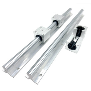 محامل انزلاقية من الألومنيوم الخطي SBRC12 ، محامل انزلاقية بعمود بصري ، دقة مطابقة ، مسار توجيهي خطي دائري - Product Image 2