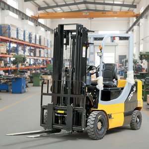 Chariot élévateur à batterie au lithium 2 tonnes avec moteur AC, livraison gratuite, chariot élévateur tout-terrain électrique avec accessoires, vente en gros - Product Image 1