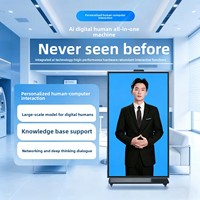 Kiosco Publicitario Interactivo Inteligente con Pantalla Táctil y  IA Premium, Máquina Guía con Avatar Virtual
