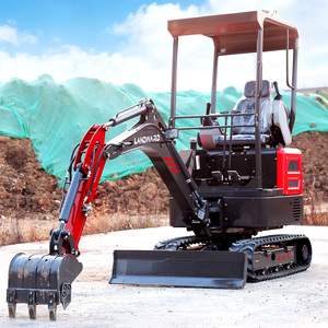 Mini-excavatrice hydraulique compacte sur chenilles de 2 tonnes pour travaux de terrassement et de creusement de tranchées, prix de vente bas - Product Image 1