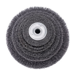 Cepillo de Alambre de Acero de Grado Industrial con Tamaño Personalizable, Diámetro de 300 mm y Cerdas de Acero Inoxidable para Aplicaciones de Pulido - Product Image 4