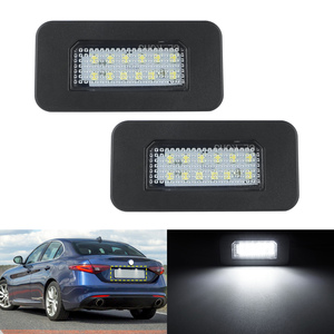 Luce targa LED bianca per Alfa Romeo <span class=keywords><strong>Giulia</strong></span> 952 2016-2022 & Stelvio 949 2016-2022 nuova luce targa posteriore - Product Image 1