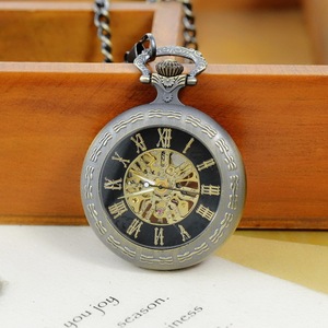 Reloj de Bolsillo Japonés Coreano de <span class=keywords><strong>Anime</strong></span>, Superventas, 16 Noches Sakuya, Retro, Mecánico, Esfera Romana Hueca, 50 mm, con Puntero - Product Image 6