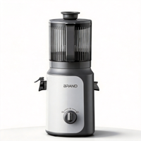 Elektrische slow cold press citruspers, heavy-duty, multifunctioneel, smoothie-invoeropening, draaiknopbediening, hoge zelfreinigende functie, geschikt voor campers, Spaans model.