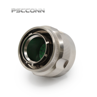 Connecteur circulaire d'aviation PSCCONN de qualité industrielle GJB599 / D38999 2 3 4 5 6 8 12 13 18 19 20 22 32 43 broches IP67 IP68 IP69