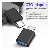 Adaptateur USB-C haute vitesse vers USB 3.0 OTG Type-C Convertisseur mâle vers USB femelle avec logo personnalisé pour les appareils