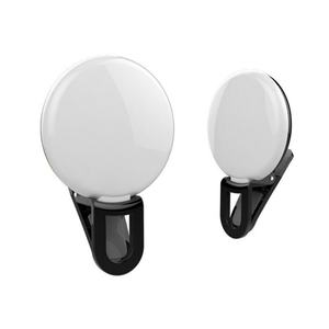 Portable Rechargeable USB Camera Clip Photography Video Mobile Phone LED Selfie Phone Ring Light with logo Custom - Product Image 5