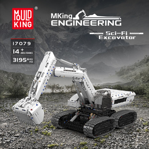 17079 Excavadora Eléctrica de Ingeniería con Control Remoto, Juguete Educativo de Construcción para Niños, Regalo de Cumpleaños - Product Image 2