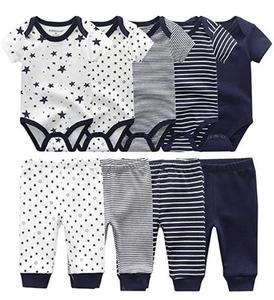 Conjunto de Ropa para Bebé Unisex de Algodón Puro Suave, de Alta Calidad, Económico, a la Moda, con Logotipo Personalizado, para Primavera/Verano - Product Image 2