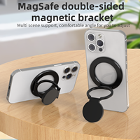 Support de téléphone magnétique flexible anti-corrosion Q3, stabilisateur à hauteur réglable, support annulaire en alliage d'aluminium pour lit/bureau/usage au bureau