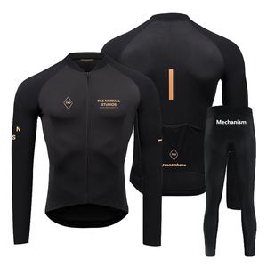 Tuta da ciclismo da uomo a maniche lunghe con PAS Cross-border primavera autunno tuta da Mountain Bike traspirante ad asciugatura rapida - Product Image 6