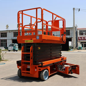 Última fábrica, Mini mesa elevadora eléctrica autopropulsada automática, elevador de tijera hidráulico para vehículos pequeños de China - Product Image 2