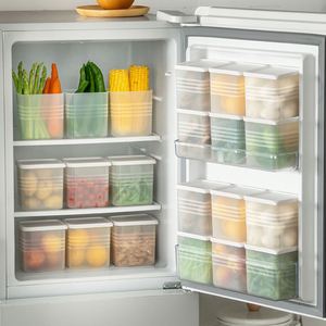 Homazee 6 Contenedores Apilables de Plástico, Organizador Multiusos para Cocina, Refrigerador, Verduras, Frutas, Ahorro de Espacio - Product Image 4