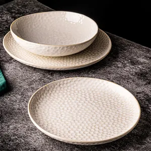 WEIYE ristorante giapponese Set di stoviglie per matrimoni nuovo Design colore porcellana ceramica Platos De Porcelana Set di piatti per la cena