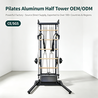 MJD-W58 Vente en gros Pilates Reformer semi-élevé en aluminium Nouvelle Série Power Lit de Pilates pour le renforcement du tronc OEM ODM disponible