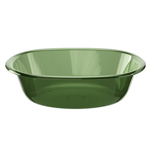 Thickened Transparent Plastic Washbasin Oval Food Grade Easy Clean Bathroom Sink For Baby And Household Use - Product Image 4