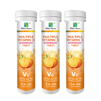 Comprimés Effervescents VC Marque Blanche Vitamines Adultes Riches en Électrolytes Supplément Énergétique Saveurs de Fruits Multiples Produit de Beauté