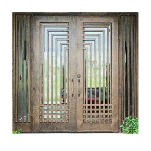 Venta caliente villa de gama alta al aire libre Puerta de Hierro cocido nuevo estilo - Product Image 2