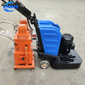 Ponceuse à béton compacte 220V avec dépoussiéreur intégré, moteur et boîte de vitesses, haute efficacité, vente directe usine - Product Image 1