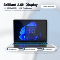 Tastiera Retroilluminata per Laptop Notebook, Processore Core Ultra 5 125H, 16 Pollici, 16GB RAM, 512GB SSD, Windows 11, Vendita all'Ingrosso OEM ODM
