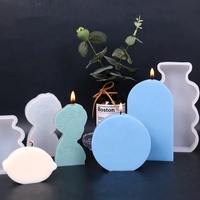 Moule à savon à forme géométrique, en Silicone, 19 Styles, bricolage, pour bougies, Articles de meubles ménagers, DM309